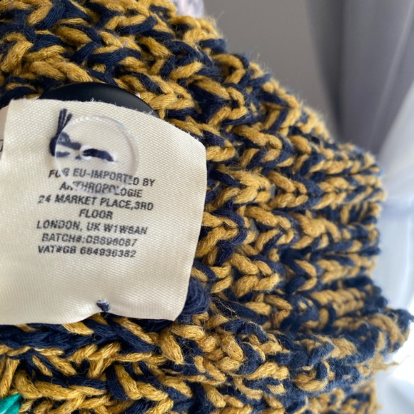 NWOT | Anthropologie | Maeve | Harmony Knit Cardigan | Botton Down | Striped | M - Picture 9 of 10